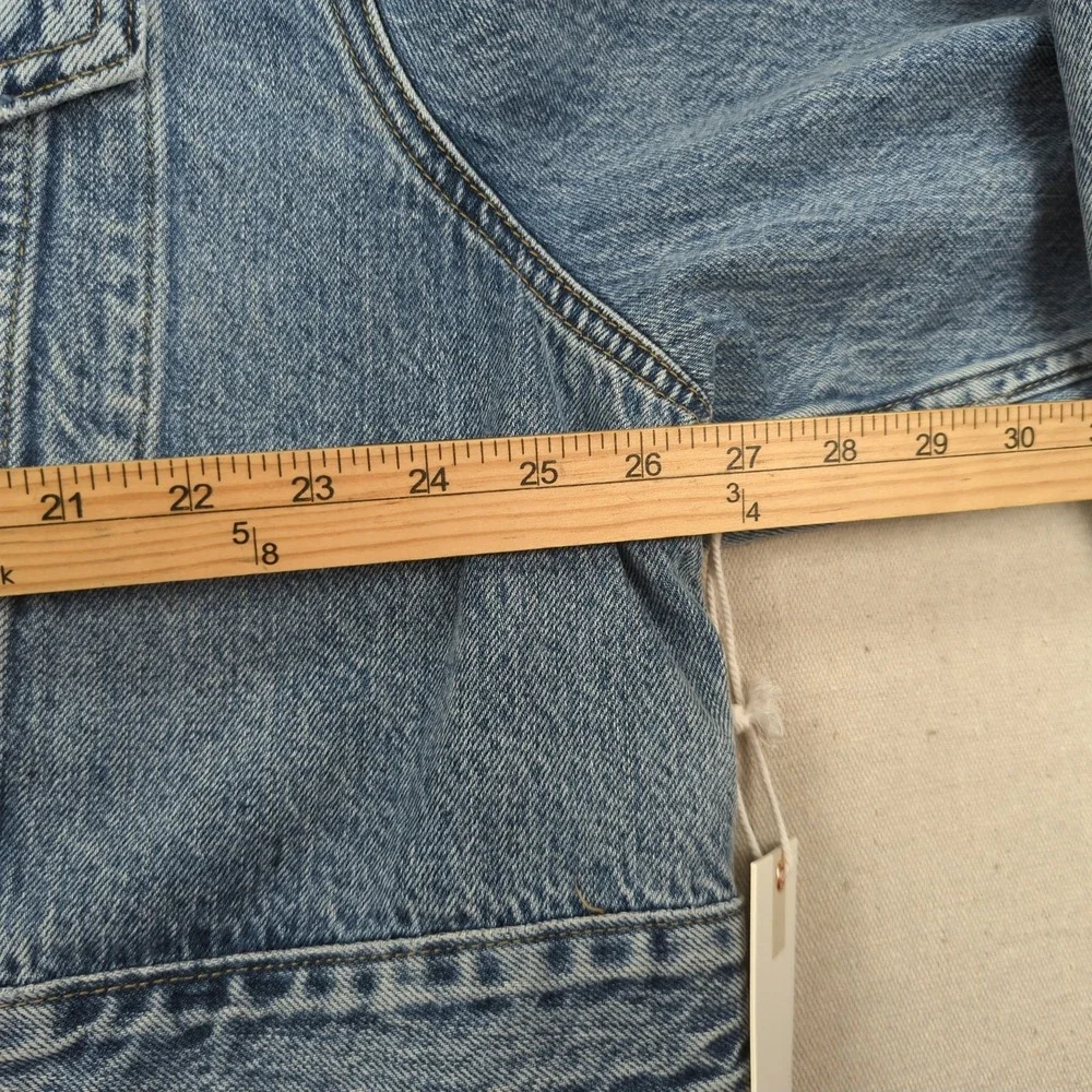 Good American Denim Jacket Womens 6 Blue Trucket Crop - Picture 6 of 15
